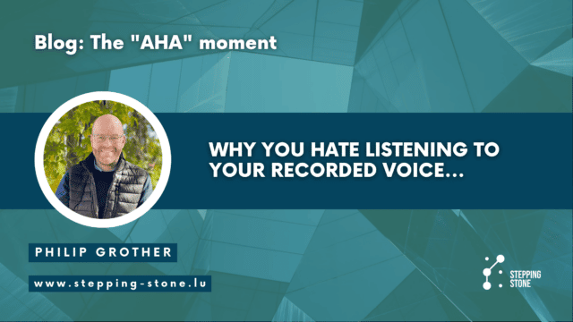 Why you hate listening to your recorded voice…